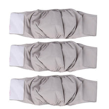 Load image into Gallery viewer, HiFuzzyPet Washable Male Dog Belly Band, 3-Pack