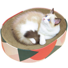 Load image into Gallery viewer, HiFuzzyPet Durable Cat Scratcher Cardboard Bed & Lounger