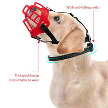 Load image into Gallery viewer, HiFuzzyPet Breathable Basket Dog Muzzles