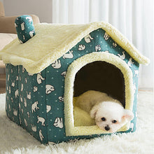 Load image into Gallery viewer, HiFuzzyPet Comfy Indoor Cat House with Removable Washable Cushion