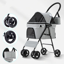 Load image into Gallery viewer, HiFuzzyPet Lightweight Dog Stroller with Bag