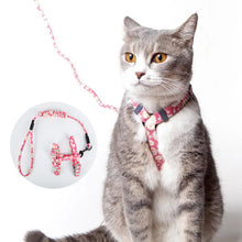 Load image into Gallery viewer, HiFuzzyPet Soft Adjustable Cat Harness and Leash Set