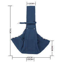 Load image into Gallery viewer, HiFuzzyPet Reversible Dog Sling Carrier for Travel