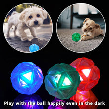 Load image into Gallery viewer, play light-up dog ball toy in the dark