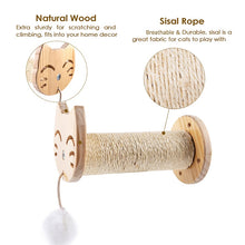 Load image into Gallery viewer, HiFuzzyPet Wall Mounted Cat Shelf for Playing, Climbing