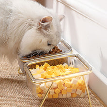 Load image into Gallery viewer, HiFuzzyPet Non-slip Cat Food and Water Bowls, Raised Pet Bowl