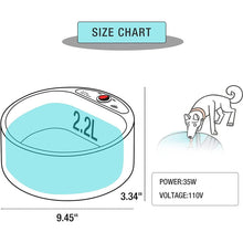 Load image into Gallery viewer, HiFuzzyPet Winter Heating Water Bowl For Pets