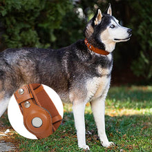 Load image into Gallery viewer, brown AirTag dog collar