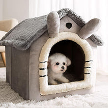 Load image into Gallery viewer, HiFuzzyPet Comfy Indoor Cat House with Removable Washable Cushion