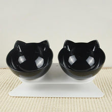 Load image into Gallery viewer, HiFuzzyPet Silicone Elevated Cat Bowls with Stand