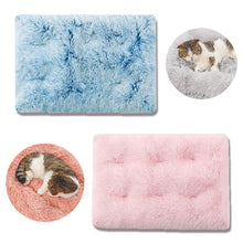 Load image into Gallery viewer, blue dog crate bed mat