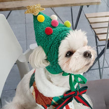 Load image into Gallery viewer, HiFuzzyPet Dog Christmas Hat and Bib Set
