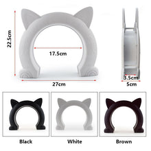 Load image into Gallery viewer, HiFuzzyPet Interior Cat Door for Door, Up to 30-lbs