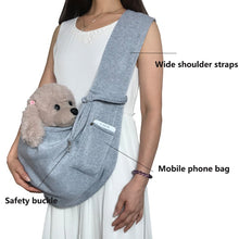 Load image into Gallery viewer, HiFuzzyPet Reversible Dog Sling Carrier for Travel