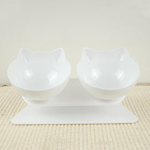 Load image into Gallery viewer, HiFuzzyPet Silicone Elevated Cat Bowls with Stand