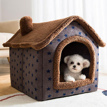 Load image into Gallery viewer, HiFuzzyPet Comfy Indoor Cat House with Removable Washable Cushion