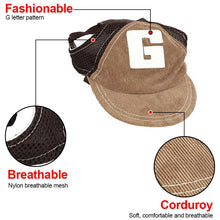 Load image into Gallery viewer, HiFuzzyPet G Pattern Dog Hat Pet Baseball Cap