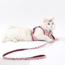 Load image into Gallery viewer, HiFuzzyPet Fashionable Cat Harness and Leash Set - Escape Proof Cat Dog Walking Harness