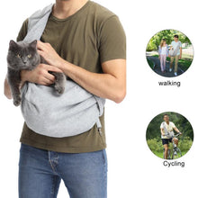 Load image into Gallery viewer, HiFuzzyPet Reversible Dog Sling Carrier for Travel
