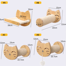 Load image into Gallery viewer, HiFuzzyPet Wall Mounted Cat Shelf for Playing, Climbing