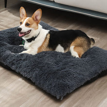 Load image into Gallery viewer, dark grey dog crate bed mat