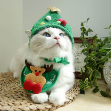 Load image into Gallery viewer, HiFuzzyPet Dog Christmas Hat and Bib Set