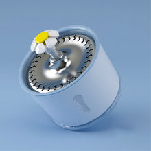 Load image into Gallery viewer, HiFuzzyPet Flower Cat Water Fountain, 67oz/2.0L