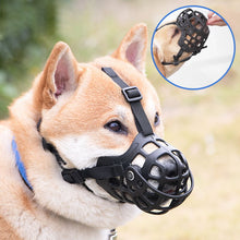 Load image into Gallery viewer, HiFuzzyPet Basket Dog Muzzle with Movable Cover