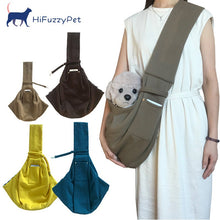 Load image into Gallery viewer, HiFuzzyPet Reversible Dog Sling Carrier for Travel
