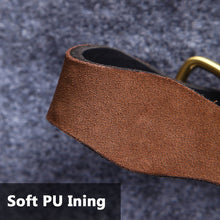 Load image into Gallery viewer, HiFuzzyPet Leather Spiked Dog Collar for Middle & Large Dogs