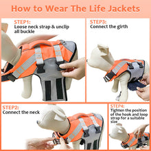 Load image into Gallery viewer, HiFuzzyPet Bright Color Dog Life Jacket Pet Floatation Vest