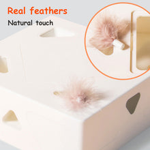 Load image into Gallery viewer, HiFuzzyPet Reachargeable Interactive Cat Toys, Pet Feather Toy