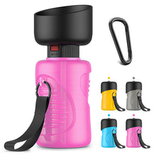Load image into Gallery viewer, HiFuzzyPet Foldable 2 in 1 Dog Water Bottle and Bowl
