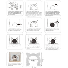 Load image into Gallery viewer, HiFuzzyPet Interior Cat Door for Door, Up to 30-lbs