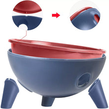 Load image into Gallery viewer, HiFuzzyPet 15° Tilted Elevated Cat Bowls for Anti-Vomitng