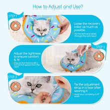 Load image into Gallery viewer, cat cone collar use steps