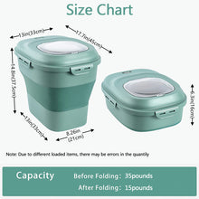Load image into Gallery viewer, HiFuzzyPet Expandable Large Dog Food Storage Container