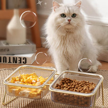 Load image into Gallery viewer, HiFuzzyPet Non-slip Cat Food and Water Bowls, Raised Pet Bowl