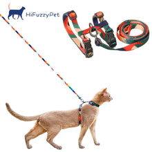Load image into Gallery viewer, HiFuzzyPet Easy Control Cat Harness and Leash Set for Walking