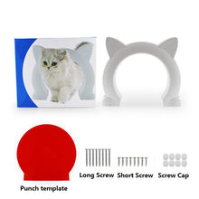 Load image into Gallery viewer, HiFuzzyPet Interior Cat Door for Door, Up to 30-lbs