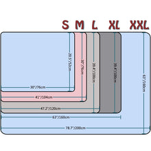 Load image into Gallery viewer, dog cat blankets size chart