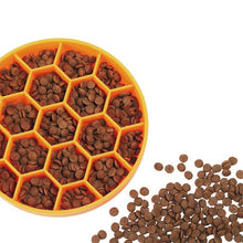 Load image into Gallery viewer, HiFuzzyPet Silicone Slow Feeder Dog Bowl with Suction Cup