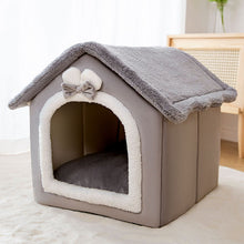 Load image into Gallery viewer, HiFuzzyPet Comfy Indoor Cat House with Removable Washable Cushion