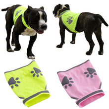 Load image into Gallery viewer, HiFuzzyPet Reflective Dog Safety Vest for Day or Night Outdoor Activity