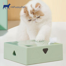 Load image into Gallery viewer, HiFuzzyPet Reachargeable Interactive Cat Toys, Pet Feather Toy
