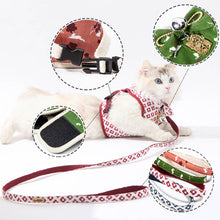 Load image into Gallery viewer, HiFuzzyPet Fashionable Cat Harness and Leash Set - Escape Proof Cat Dog Walking Harness