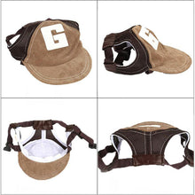 Load image into Gallery viewer, HiFuzzyPet G Pattern Dog Hat Pet Baseball Cap