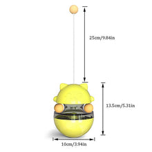 Load image into Gallery viewer, HiFuzzyPet Indoor Cat Interactive Toy, Cat Tracks Tumbler Treat Ball