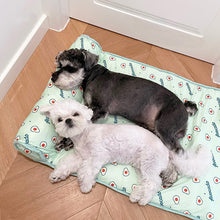 Load image into Gallery viewer, HiFuzzyPet Washable Cooling Dog Bed with Pillow