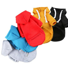 Load image into Gallery viewer, HiFuzzyPet Solid Color Dog Hoodies with Pocket